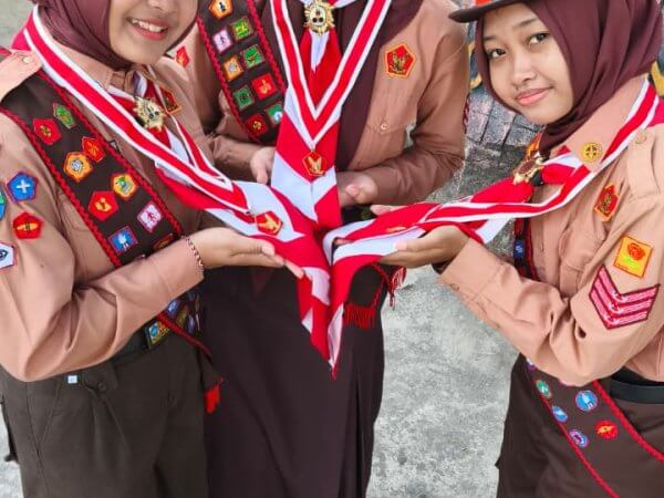 Tiga Siswa SMPN 3 Plosoklaten Lolos Seleksi Penggalang Garuda